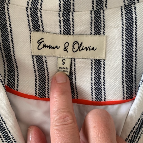 Cute blazer - navy and white - Picture 2 of 5